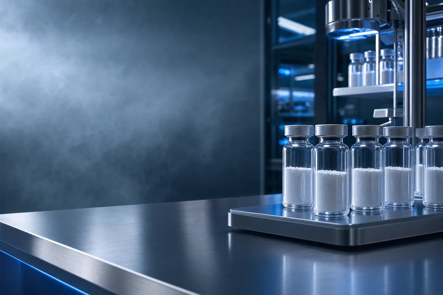 Cleanpeds premium peptide storefront background